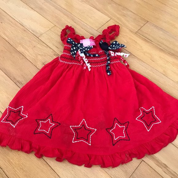 Goodlad Other - 3 for$10 Goodlad Patriotic Baby Dress Stars 18M